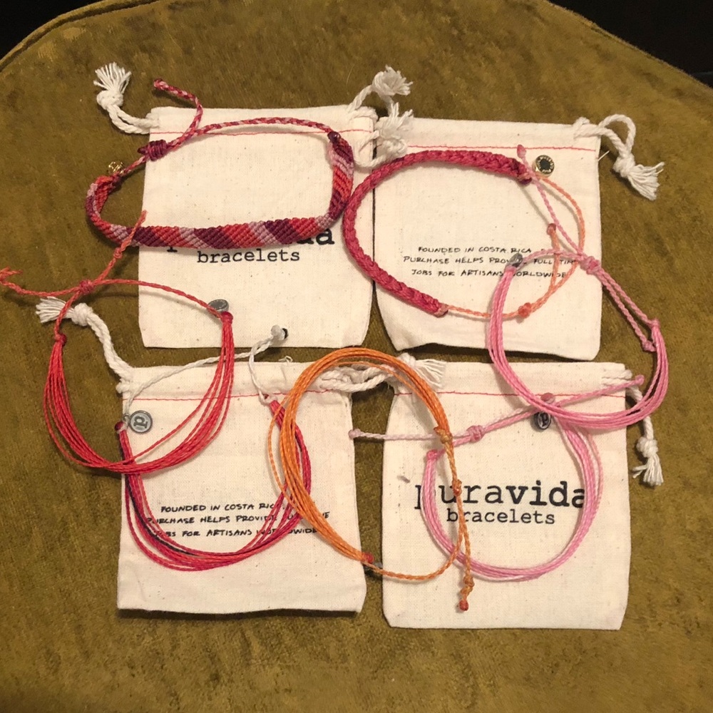 Pura Vida bracelets - bundle of 7 & 4 bags